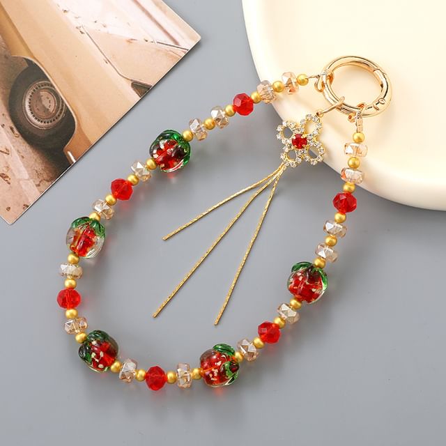 Phone Bead Clover Strap Fruit