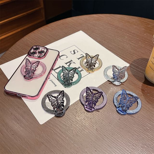 Magnetic Phone Stand Glitter Butterfly