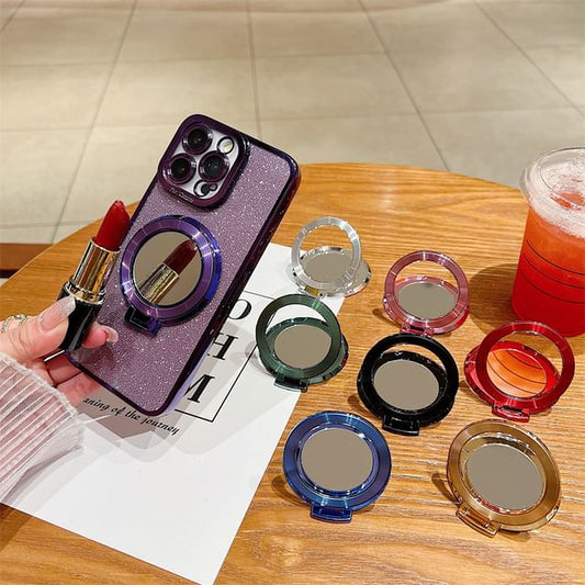with Phone Magnetic Stand Alloy Mirror