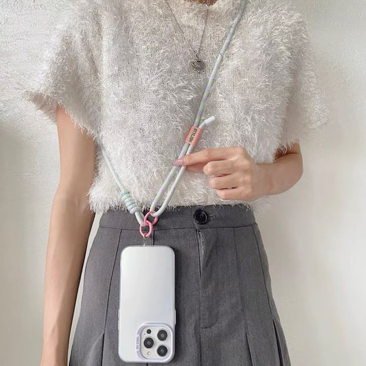 Pad Phone with Lanyard and Strap