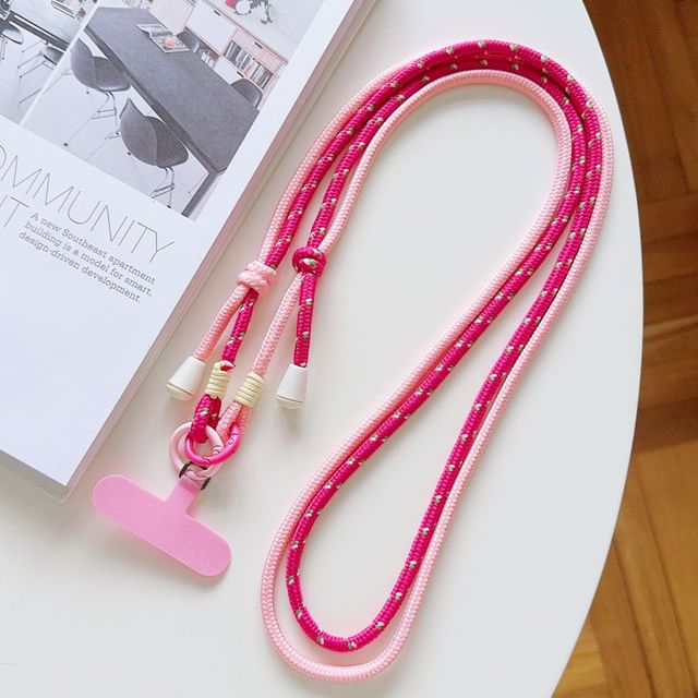 Phone Knotted Pad with Lanyard