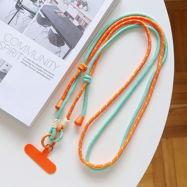 Phone Knotted Pad with Lanyard