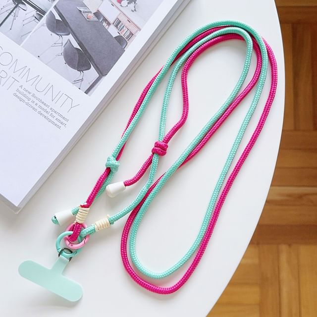 Phone Knotted Pad with Lanyard