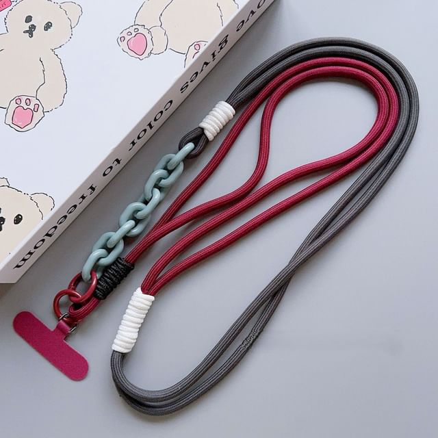 Lanyard Phone Two-Tone Pad with