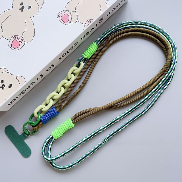 Lanyard Phone Two-Tone Pad with
