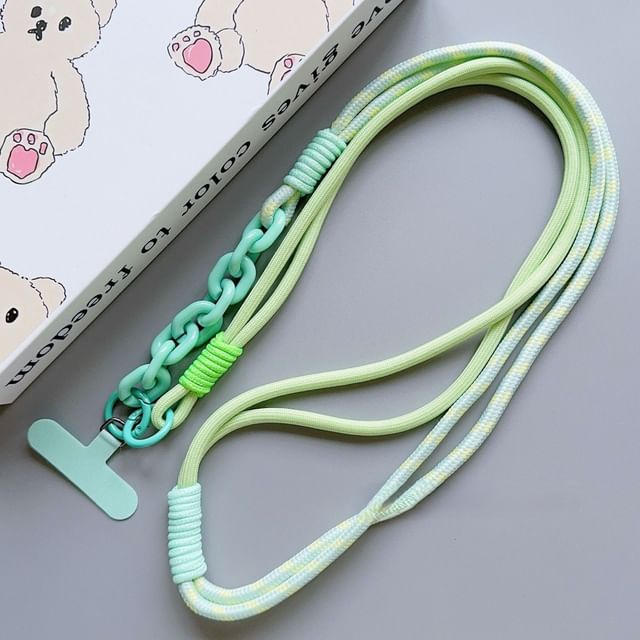 Lanyard Phone Two-Tone Pad with