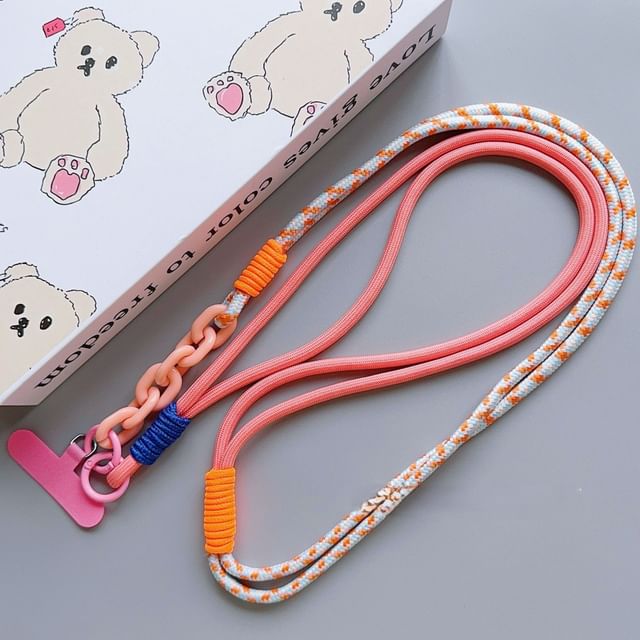 Lanyard Phone Two-Tone Pad with