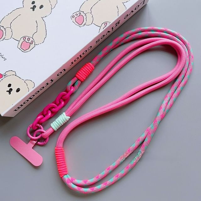 Lanyard Phone Two-Tone Pad with