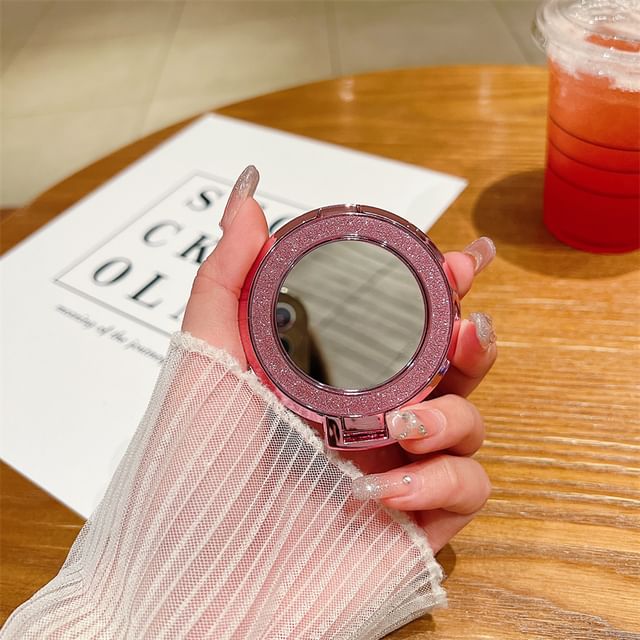 Glitter Phone Stand Magnetic with Mirror