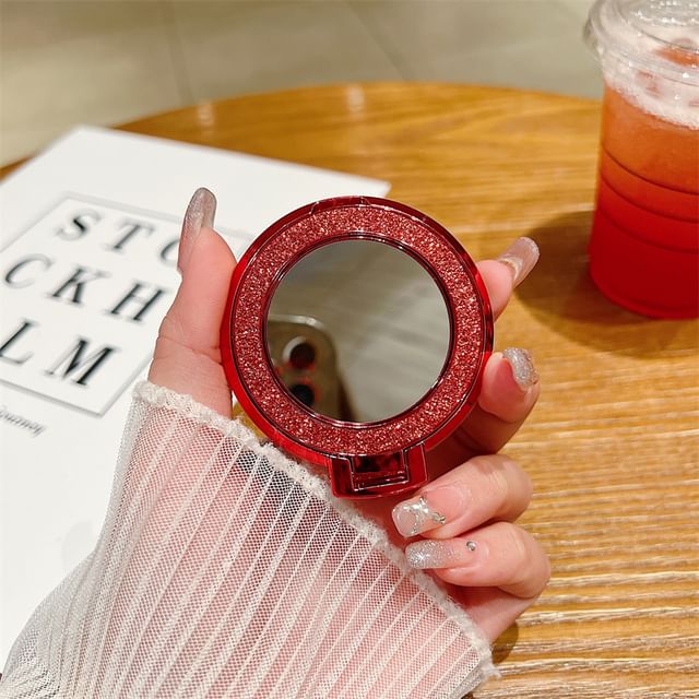 Glitter Phone Stand Magnetic with Mirror