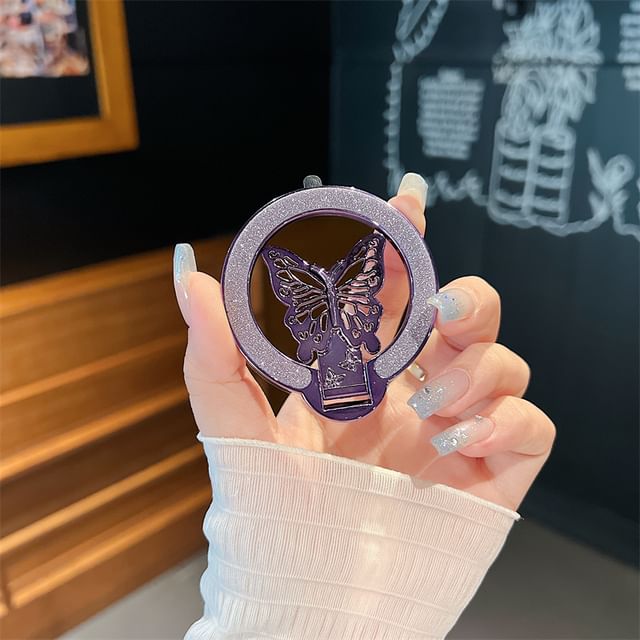 Magnetic Phone Stand Glitter Butterfly