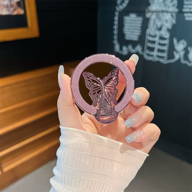 Magnetic Phone Stand Glitter Butterfly