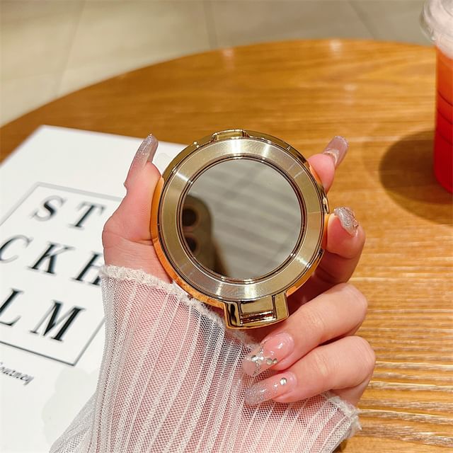 with Phone Magnetic Stand Alloy Mirror