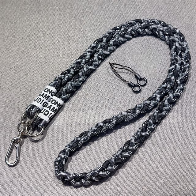Strap with Pad Lanyard and Phone Braided