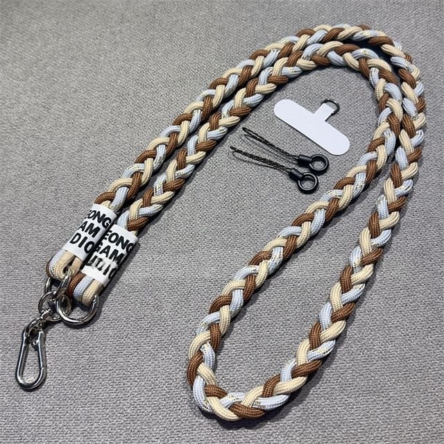 Strap with Pad Lanyard and Phone Braided