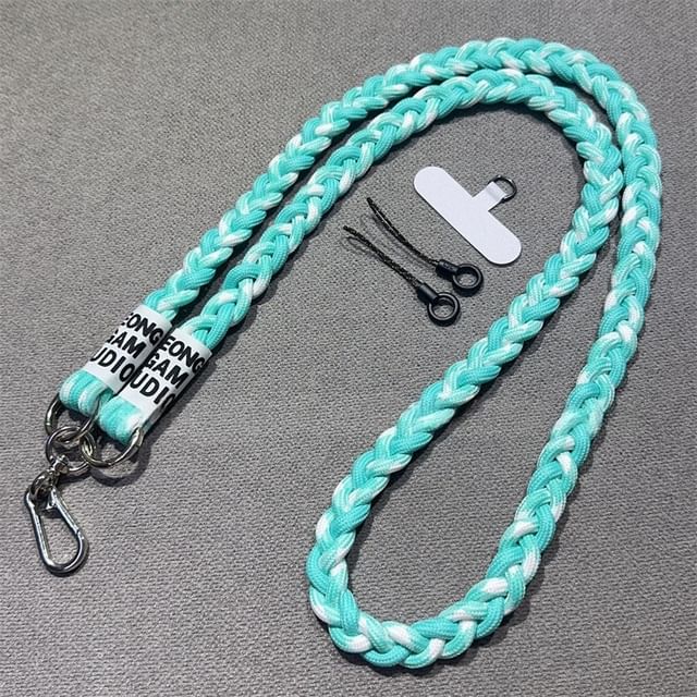 Strap with Pad Lanyard and Phone Braided