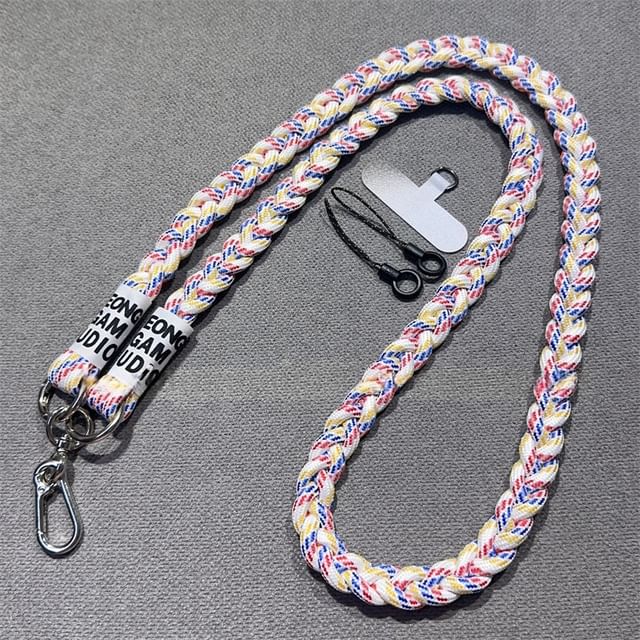 Strap with Pad Lanyard and Phone Braided