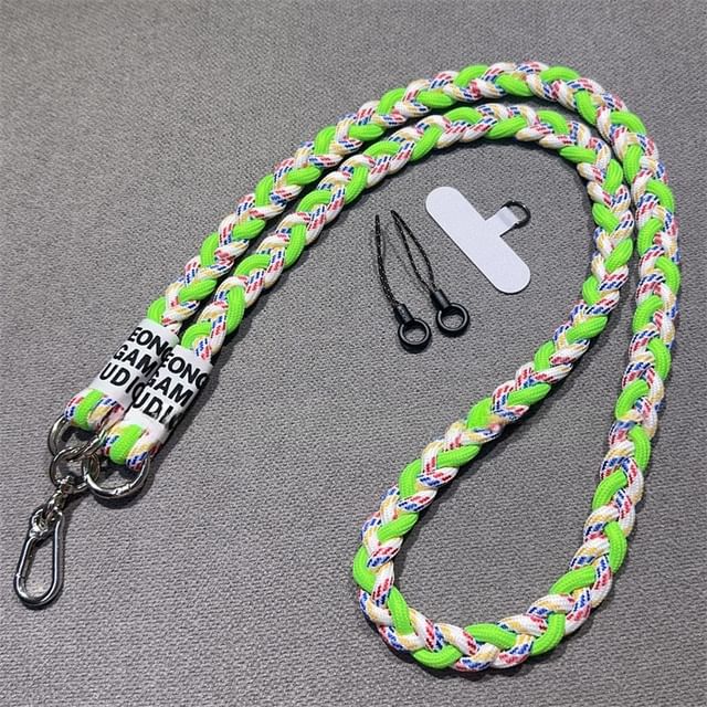 Strap with Pad Lanyard and Phone Braided