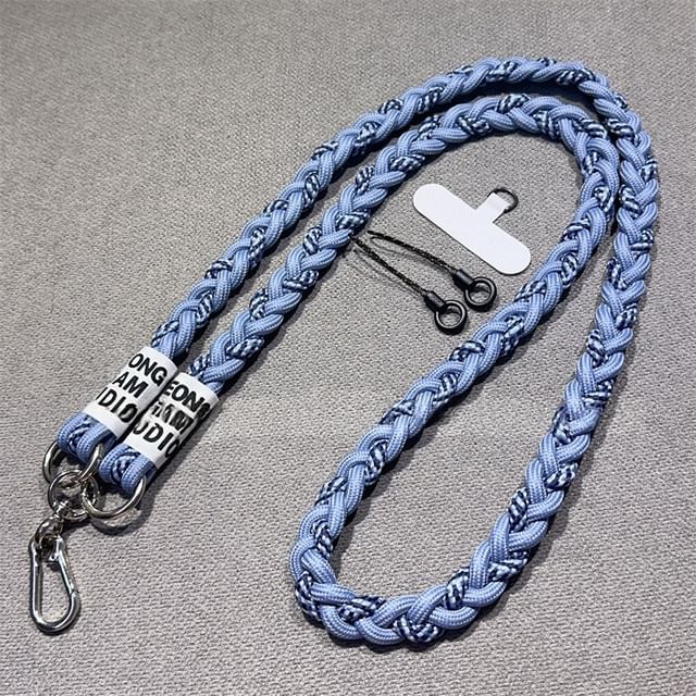 Strap with Pad Lanyard and Phone Braided