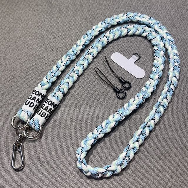 Strap with Pad Lanyard and Phone Braided