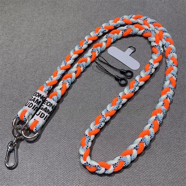 Strap with Pad Lanyard and Phone Braided