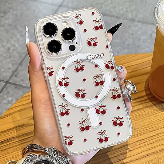 Case Print Phone Cherry