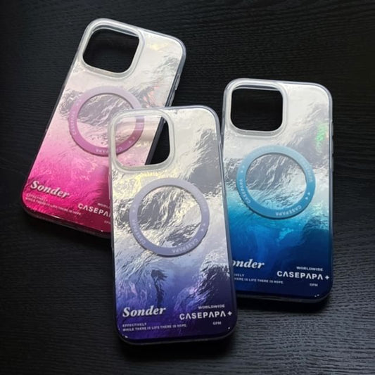 Magnetic with Case MagSafe) Gradient (Compatible Phone