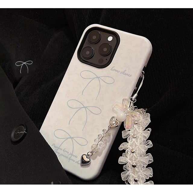 Bow Set Case / Phone Charm Lace