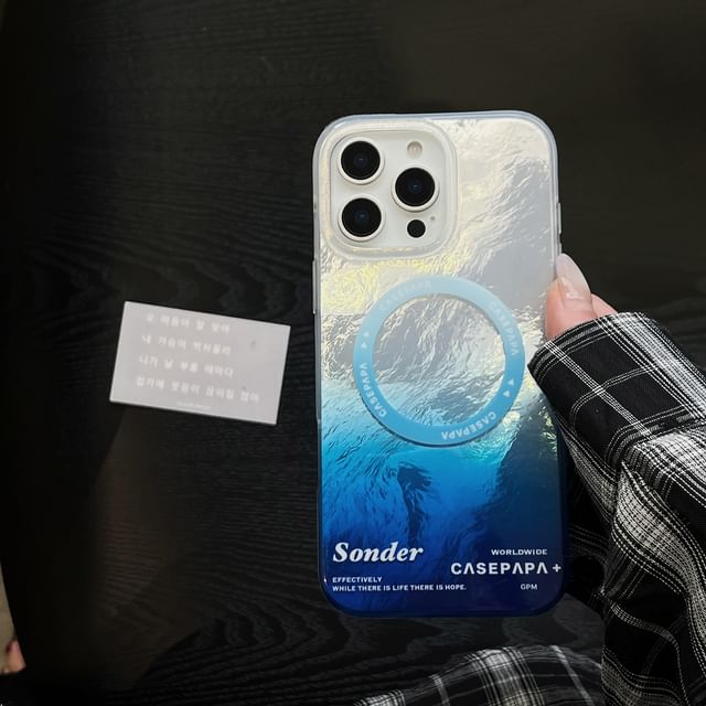 Magnetic with Case MagSafe) Gradient (Compatible Phone