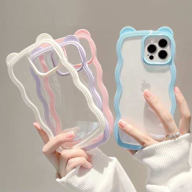 Ear Case iPhone Bear Transparent