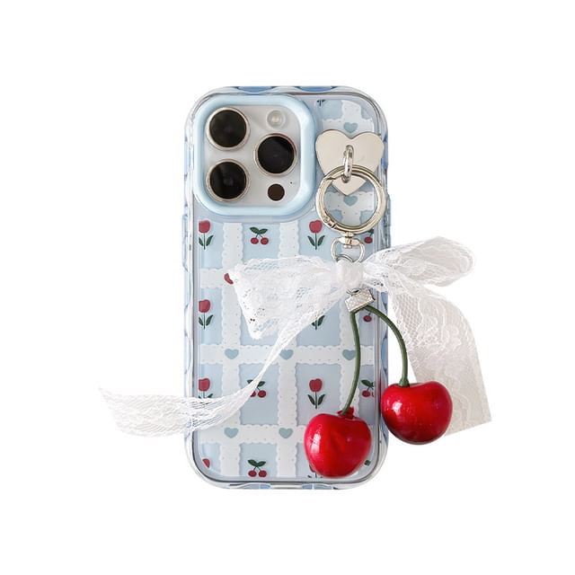 Set Case Floral / Charm Print iPhone