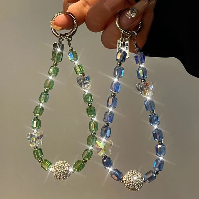 Beaded Phone Lanyard Butterfly