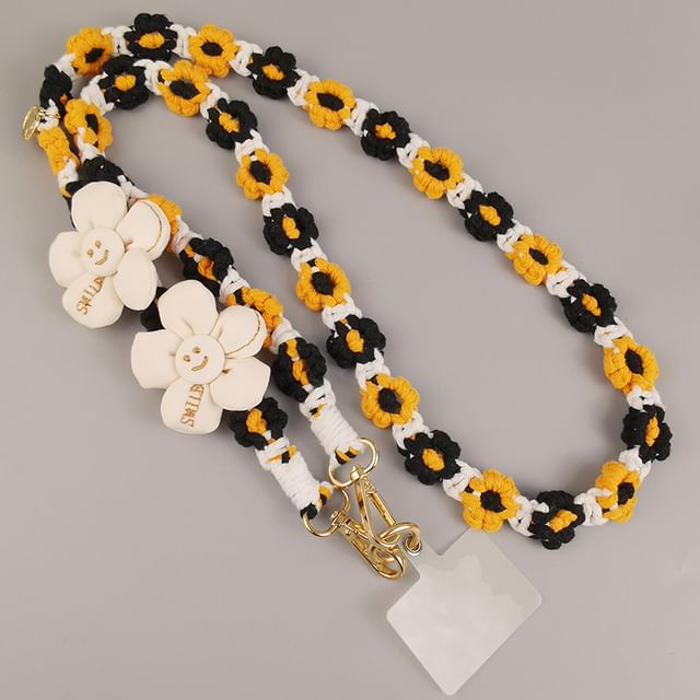 Pad Lanyard Flower with Phone