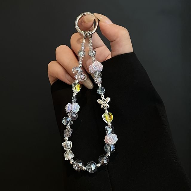 Flower Phone Lanyard Pad with