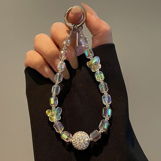 Beaded Phone Lanyard Butterfly