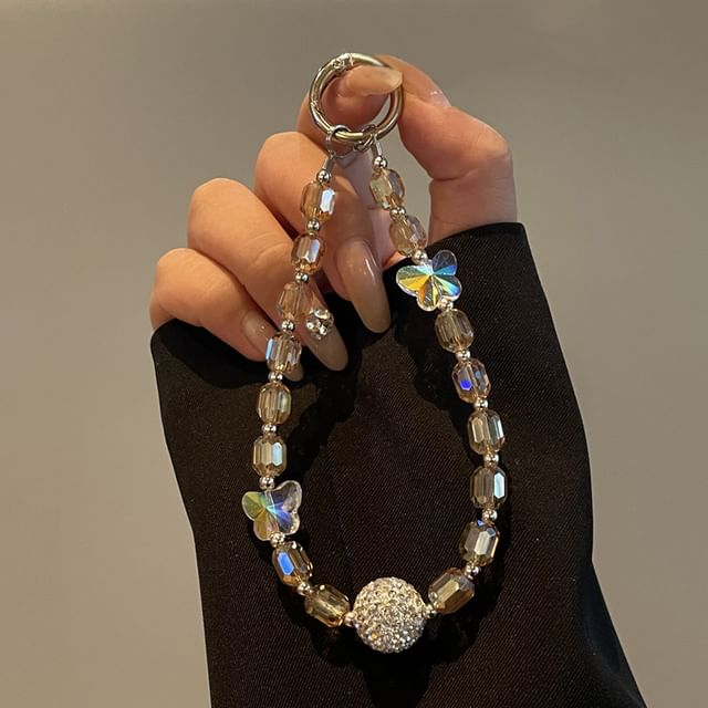 Beaded Phone Lanyard Butterfly