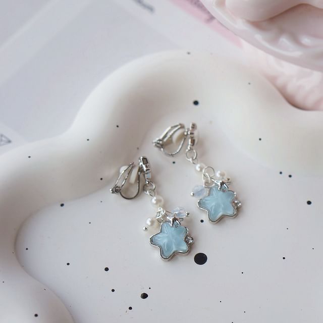 / On Dangle Star Clip Earring
