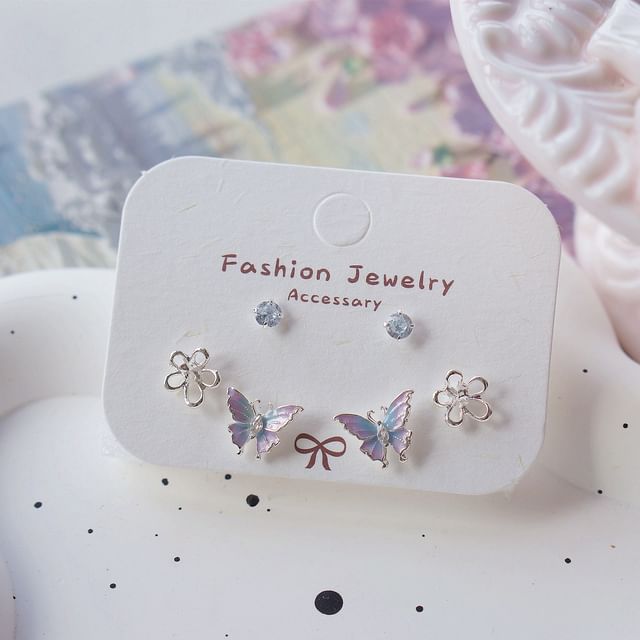 Butterfly Stud Earring
