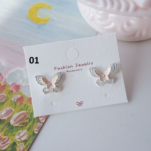Butterfly Earring Stud