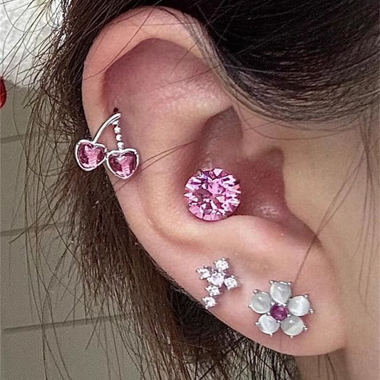 Stud Earring Rhinestone