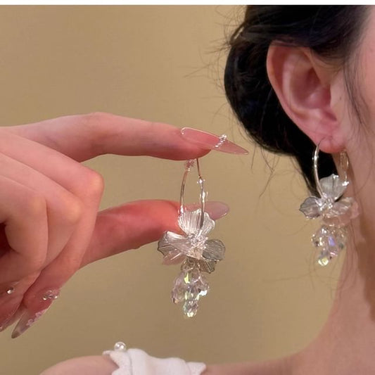 Floral Earring Hoop