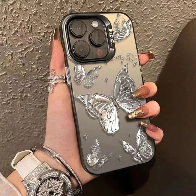 Butterfly Metallic Phone Case