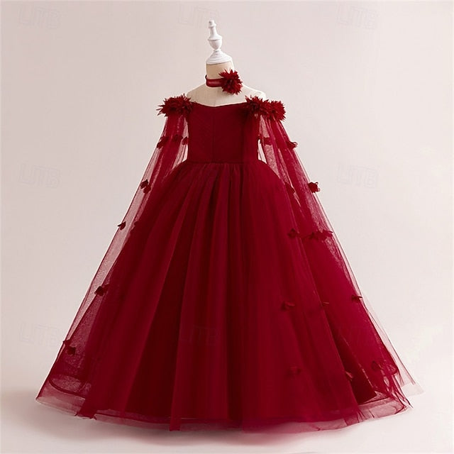 Dress Princess Girls' Flower Girl Kid's
