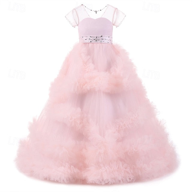 Girls' Dress Girl Kid's Princess Flower