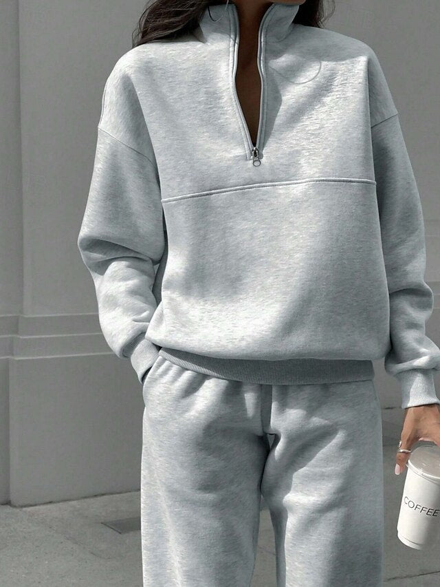 Women's Two Piece Sets Tracksuit Pants Sets Long Sleeve
