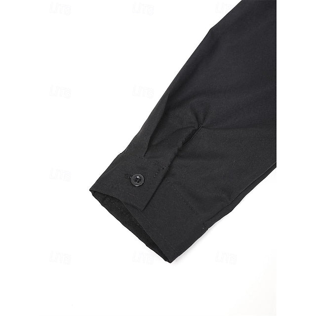 Women's Shirt Dress Casual Dress Shift Dress Pure Color