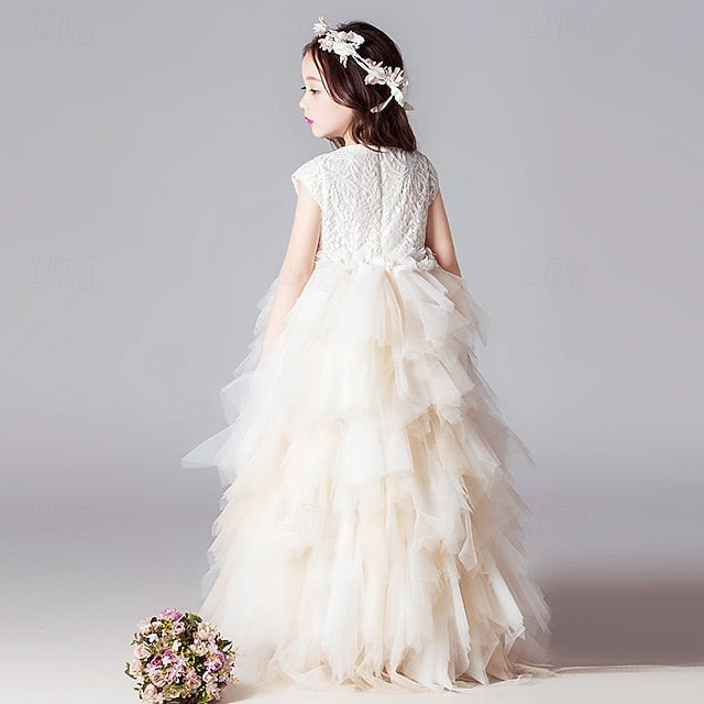 Girls' Princess Kid's Dress Flower Girl