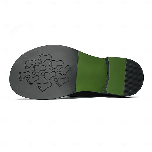 Leather Oxford Shoes- Genuine Cap First Men's Toe