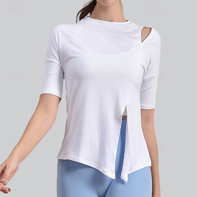 Women's Yoga Shirts Yoga Tank Tops Workout Tops Crew Neck