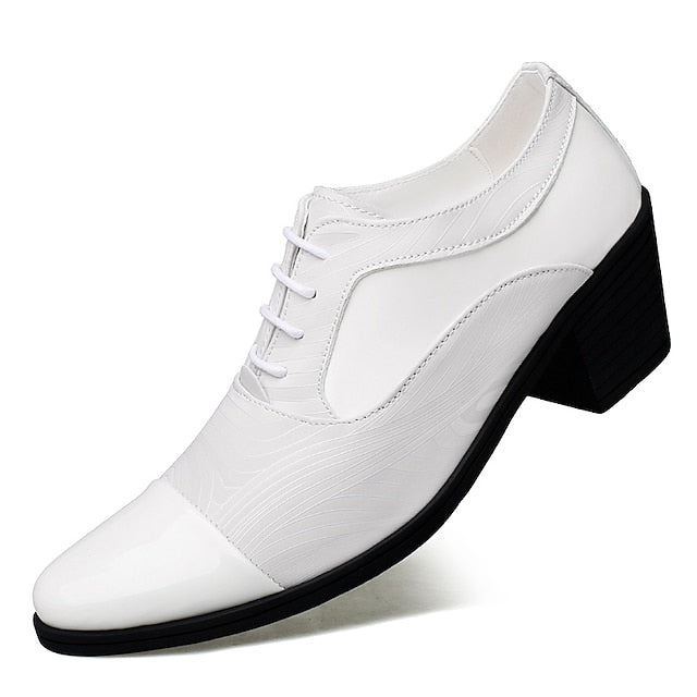 Stylish Formal Men's Shoes Lace-Up – Leather Patent